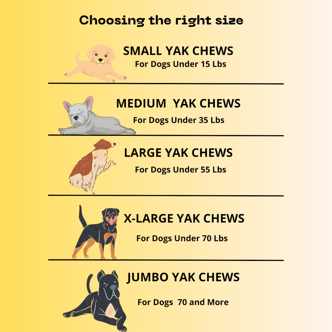 All Natural Himalayan Yak Cheese Dog Chews