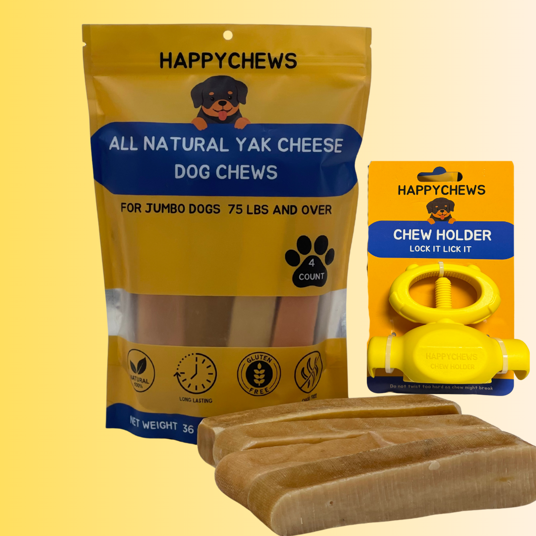 Yak Chews + Holder Combo Pack