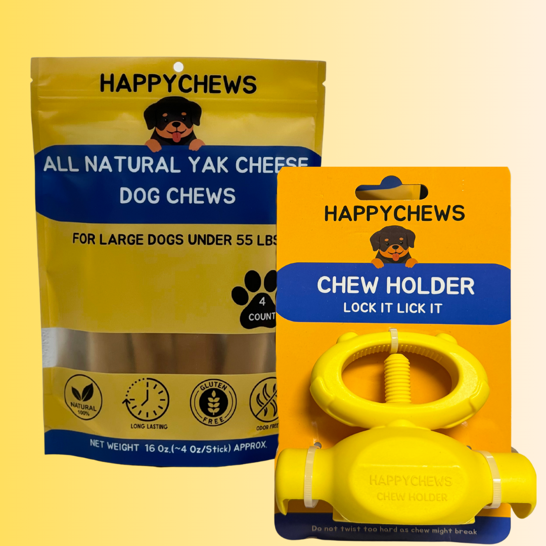 Yak Chews + Holder Combo Pack