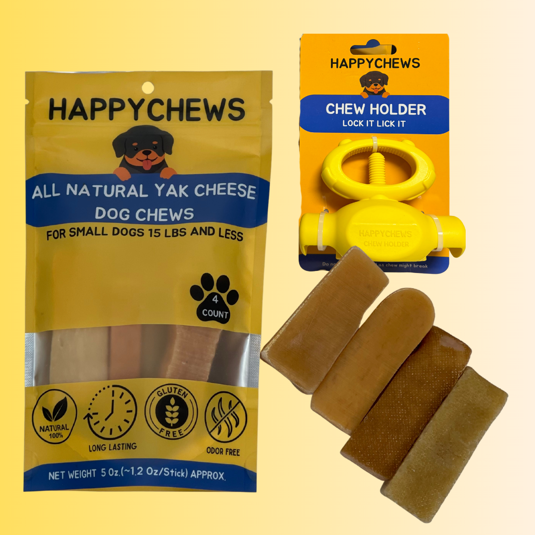 Yak Chews + Holder Combo Pack