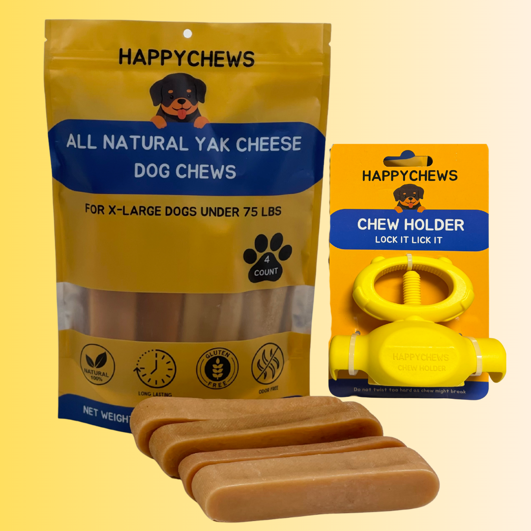 Yak Chews + Holder Combo Pack